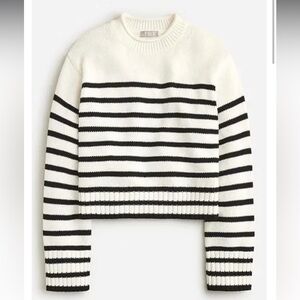 J. Crew Rollneck Striped Sweater - M